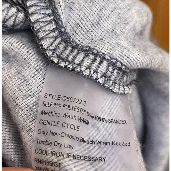 Johnny Was Calme‎ Cozy Lounge Jogger Pants Size XL Blue Stripe Comfort Ankle NWT - Picture 6 of 7